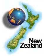 Map of New Zealand